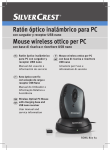 Ratón óptico inalámbrico para PC Mouse wireless ottico per PC