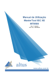 Manual de Utilização MasterTool IEC XE MT8500