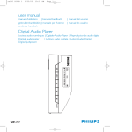 user manual Digital Audio Player