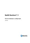 Guia de instalação e configuração do NetIQ Sentinel 7.1