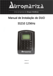 Manual de Instalação do DUO SS210 125KHz