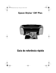 Epson Stylus C87 Plus Guia de referência rápida
