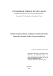 Sistema de Apoio à Decisão: Avaliação de Cenários de Gestão