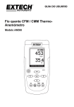 Fio quente CFM / CMM Thermo- Anemómetro