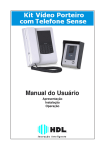 Manual Video Porteiro com Telefone Sense