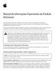 Manual de Informações Importantes do Produto iPod touch