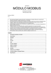 MÓDULO MODBUS