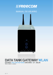 Freecom Data Tank Gateway WLAN - Manual do Utilizador