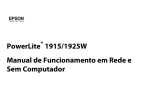 Manual de funcionamento em rede