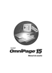 OmniPage 15 User`s Guide - Visioneer Product Support and Drivers