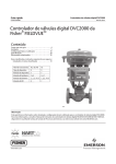 Controlador de válvulas digital DVC2000 da Fisher FIELDVUE