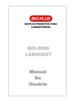BIO-2000 LABQUEST Manual Do Usuário