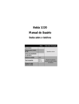 Nokia 1220 Manual do Usuário Dados sobre o telefone