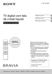 TV digital com tela de cristal líquido