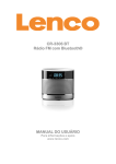 CR-3306 BT Rádio FM com Bluetooth® MANUAL DO USUÁRIO