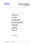 Manual do Usuário Estabilizador Microprocessado