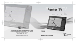 Pocket TV 1.1PTV Manual de instruções para o usuário
