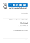 Manual do Usuário ESC716 - Conversor Ethernet