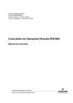 Manual de Instruções ROC809 - Welcome to Emerson Process