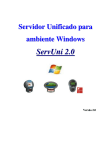 Manual Software ServUni Windows