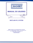 manual do usuário bioflash ipl system