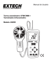 Manual do Usuário Termo-anemômetro CFM/CMM + Termômetro