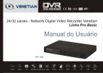 Manual DVR Venetian Pro24e32canais