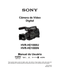 Câmera de Vídeo Digital HVR-HD1000U HVR