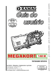 Guia do Usuário/Catálogo Peças MEGAKORT 140M