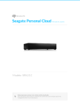 Seagate Personal Cloud Manual do usuário