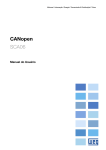 SCA06 - Manual da Comunicação CANopen