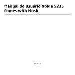 Manual do Usuário Nokia 5235 Comes with Music