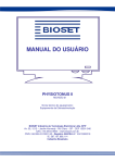 manual do usuário physiotonus ii