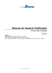 Manual do Usuário Publicador - Ministério das Comunicações