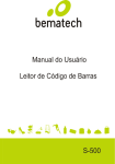 Manual do Usuário Leitor de Código de Barras