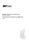Roteador Sem Fio LTE + 802.11b g n  Manual do Usuário