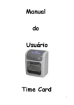Manual do Usuário Time Card