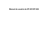 Manual do usuário da XP-201/XP-204