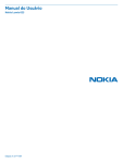 Manual do Usuário Nokia Lumia 625