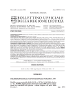 N. 36 Bollet. parte II - Bollettino Ufficiale Regione Liguria