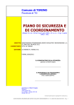 PIANO DI SICUREZZA E DI COORDINAMENTO - Bandi on-line