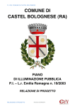 Relazione di progetto - Comune di Castel Bolognese
