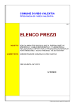 ELENCO PREZZI - Provincia di Vibo Valentia