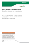 Safety, Operation & Maintenance Manual Manuale di