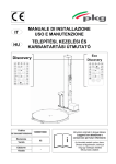 manuale di installazione uso e manutenzione telepítési, kezelési és