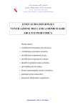 linee guida regionali ventilazione meccanica domiciliare