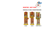 mister hot pop manuale d`uso e manutenzione