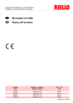 Bruciatori di nafta Heavy oil burners