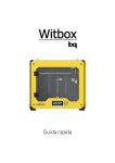 Witbox: Guida rapida