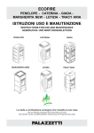 ECOFIRE ISTRUZIONI USO E MANUTENZIONE